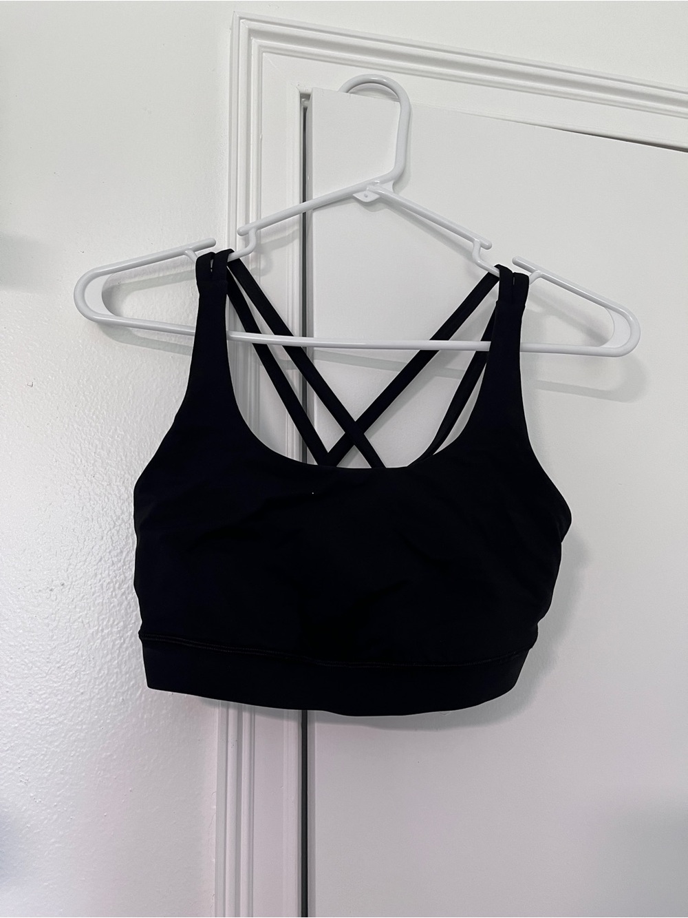lululemon athletica Black Strappy Cross-Back Sports Bra